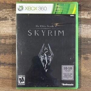 The Elder Scrolls V: Skyrim Video Game for Xbox 360 with Map